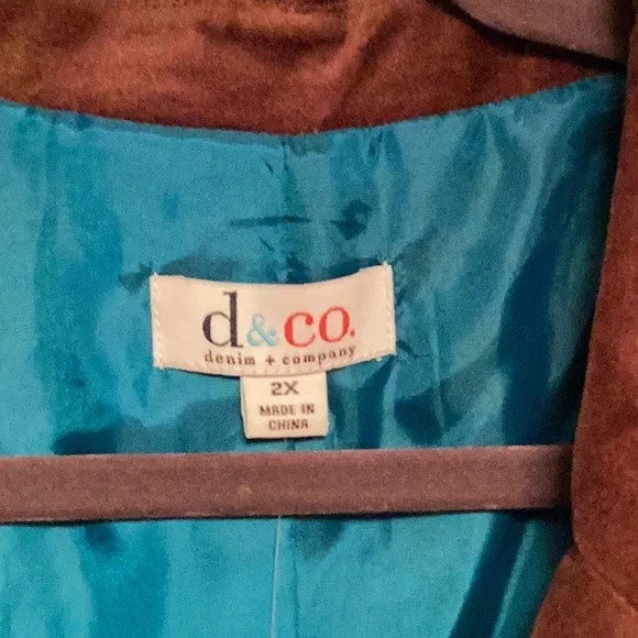 Brand New D & Co Brown Blazer…size 2X - Picture 3 of 4